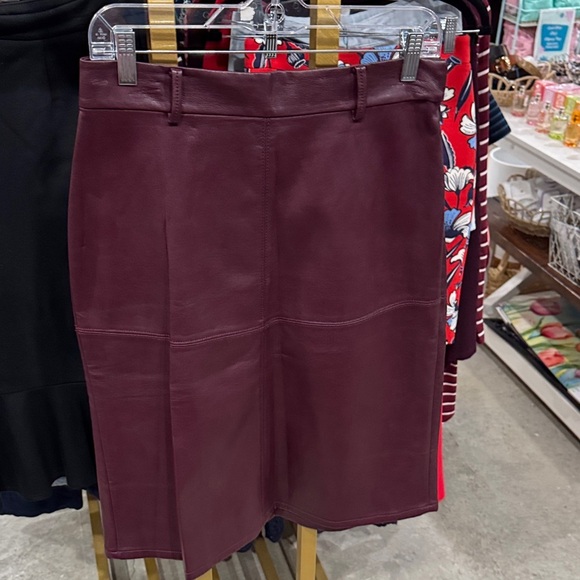 Ann Taylor Dresses & Skirts - Ann Taylor Deep Burgundy Pencil Skirt
